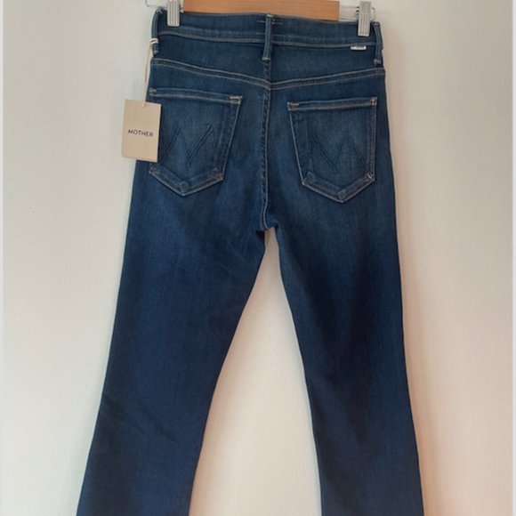 MOTHER | The Insider Crop Step Fray Bootcut Jeans (Home Movies) Size 26 NWT - Picture 8 of 10